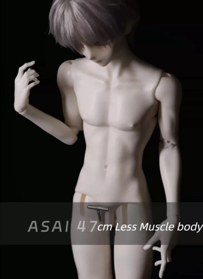 Rerelease Asai BJD Body 47cm Less Muscle Boy Body for 1/4 Ball-jointed doll