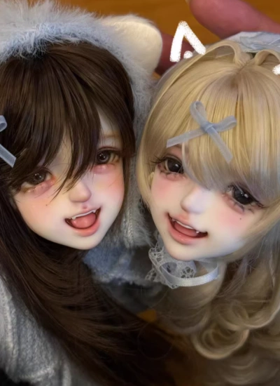 Laluna Doll BJD Mao Dou Jiang Girl Head for MSD Ball-jointed doll