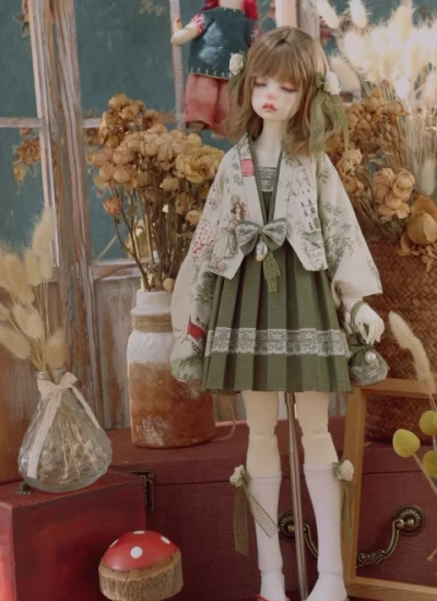 BJD Clothes Japanese Style Dress for 1/4 1/3 Size Ball Jointed Doll
