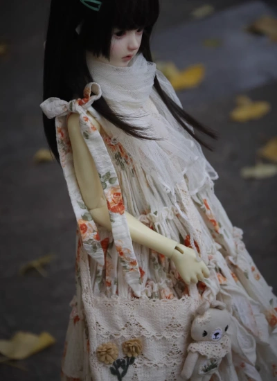 BJD Clothes Strap Dress for 1/4 1/3 Size Ball Jointed Doll