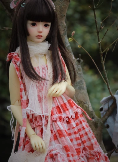 BJD Clothes Strap Dress for 1/4 1/3 Size Ball Jointed Doll