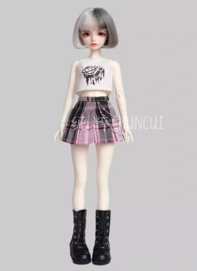 BJD Clothes Vest Skirt for OB24 1/6 1/4 1/3 Ball-jointed Doll