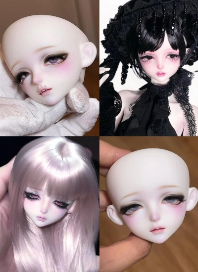 Hole BJD Head Xiao Yuan Head for 1/4 Ball-jointed doll