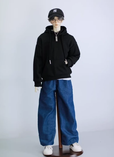 BJD Clothes Trendy Versatile Loose Hoodie for 1/4 1/3 68cm 70cm 72cm 75cm 77cm Ball-jointed Doll