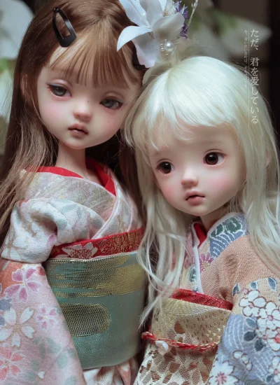 Qian Qian BJD Head Nuo Nuo & Mi Mi & Tuan Tuan Head for OB24 Azone M Ball-jointed doll