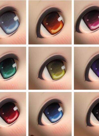 bjd cartoon [Jing Hu] eye for 10mm 12mm 14mm 16mm 18mm 20mm 22mm size ball jointed doll