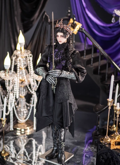 Zi Dian She Ji Doll BJD Clothes European-style Trailing Vest Set for 75cm 77cm Ball-jointed doll