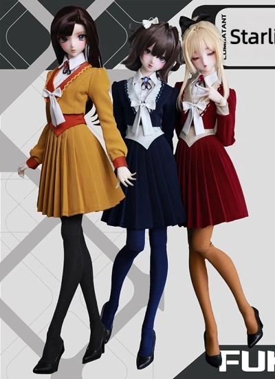 Fuka Doll BJD Clothes Starlight Anime Girls Uniforms Set for Anime Girls SD Body Ball-jointed doll
