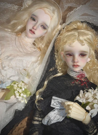 Lin Yin BJD Clothes Wedding Dress Set for 68cm/73cm/75cm Ball-jointed doll