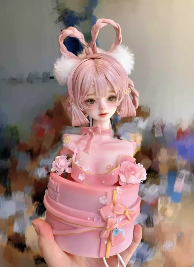 BJD Wig [Tuan Tuan] Cute Ancient Style Wig for 1/6 1/4 1/3 Ball-jointed Doll