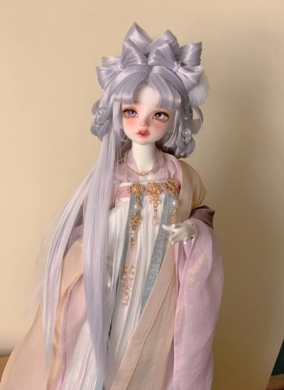 BJD Wig [Blossoms] Ancient Style Wig for 1/6 1/4 1/3 Ball-jointed Doll