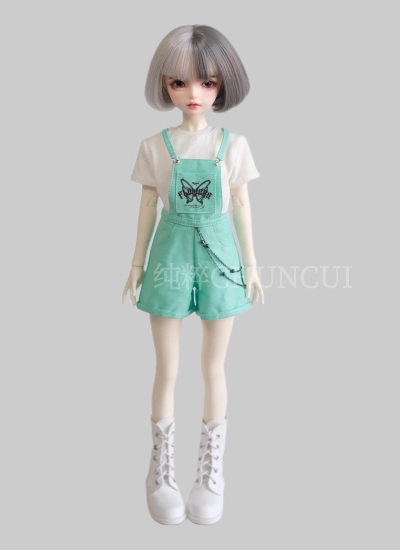 BJD Clothes Short Overalls for OB24 1/6 1/4 1/3 Ball-jointed Doll