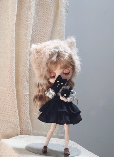 BJD Clothes Vintage Dress Set for OB24 Ball-jointed Doll