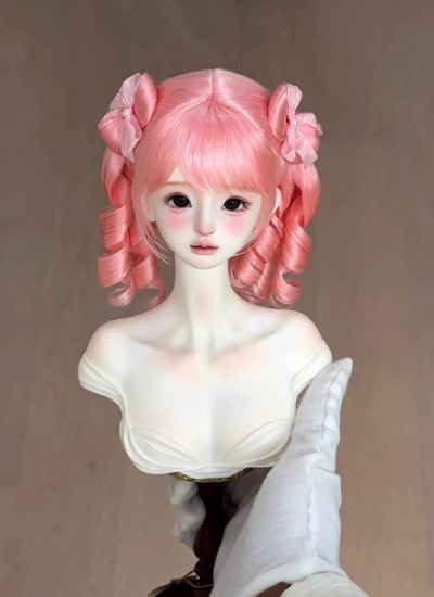 Awen BJD Wig Long Double Tail Style Hair for 1/6 1/4 Ball-jointed Doll