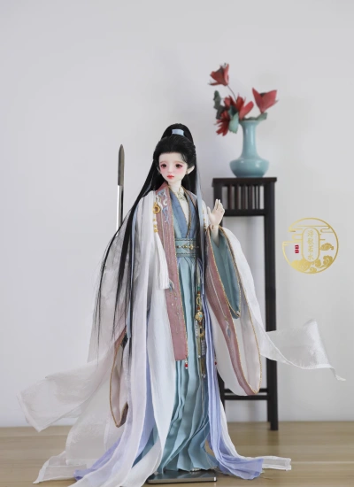 Fu Ge BJD Clothes Chinese Ancient Style Dress Set for 1/4 Ball-jointed doll