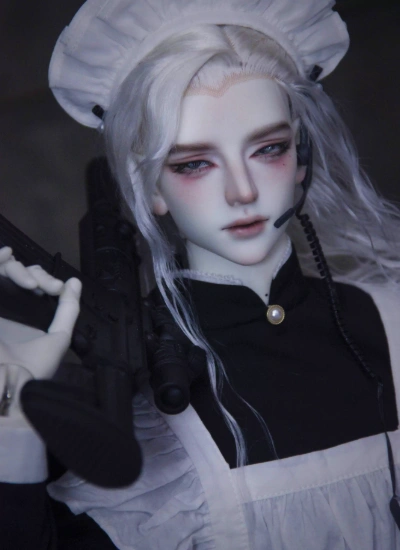 Gu Xiao BJD Accessories Coiled Cord Earphones for SD/75cm Size Ball-jointed Doll