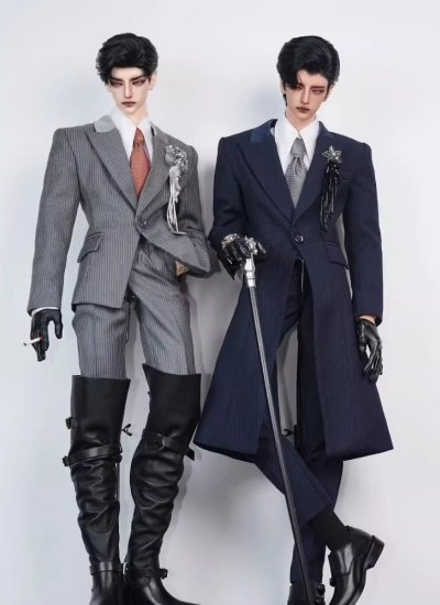 Gong Lue BJD Clothes Striped Open-back Suit for Special 1/4 70cm 73cm 75cm 77cm 78cm Size Ball Jointed Doll