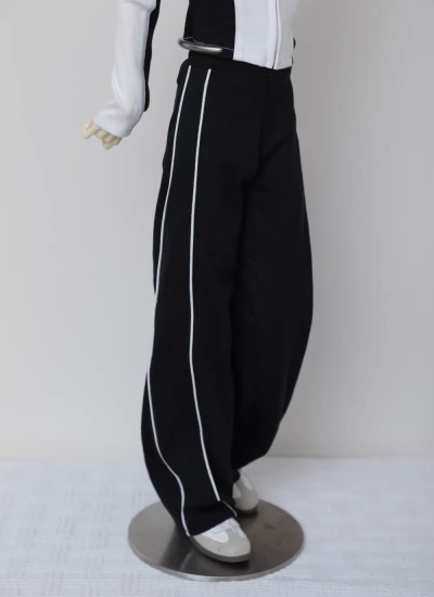 BJD Clothes 3-Color Taped Banana-leg Pants for 1/4 1/3 Popo68 Loongsoul73 ID75 Size Ball-jointed Doll