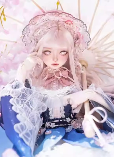 BJD Fullset A (Separated Toe Flat Feet) Sakura Season- Satsuki (Xiao Yue) 63cm Girl Ball-jointed Doll