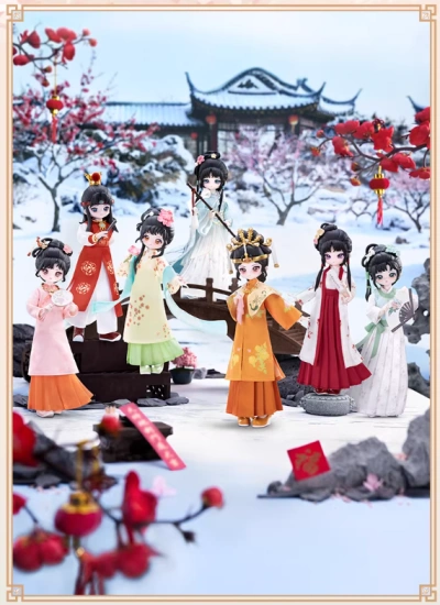 BJD 1987 Dream of the Red Chamber Doll Blind Box 15.8cm Ball-jointed doll