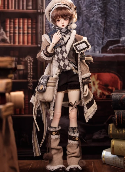 ドールフルセット 炉辺書影シリーズ・珀尔pearl 47cm 男の子 1/4サイズ 球体関節人形 BJD