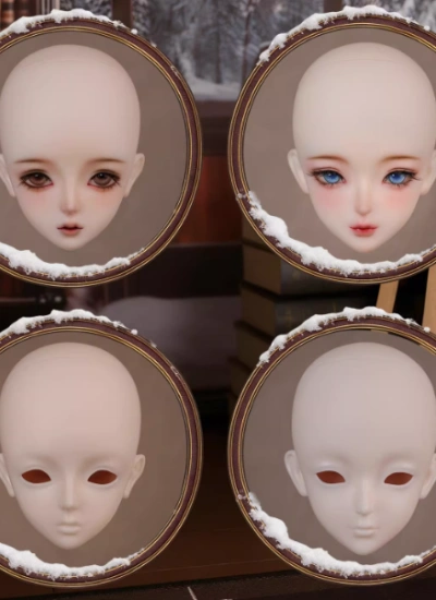 BJD Willa & Pearl Head for MSD Size Ball-jointed Doll