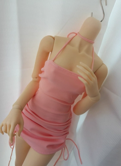BJD Clothes Sweet Spicy Elastic Drawstring Dress for 1/4 1/3 Size Ball Jointed Doll