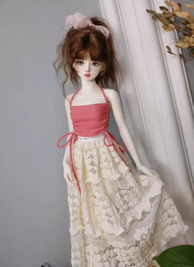 ドール用服 上下セット ピンク MSDサイズ人形用 女の子用 球体関節人形用 BJD用