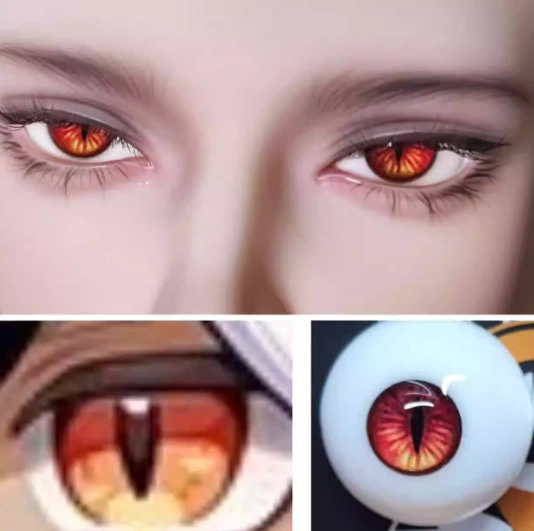 BJD Diluc Ragnvindr-Genshin Impact 8mm 10mm 12mm 14mm 16mm 18mm eyeballs for ball-jointed doll