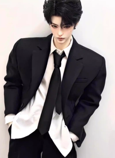 Yun Jian BJD Black Suit Shorts Set for MSD/SD/68Ccm/75cm Size Ball-jointed Doll