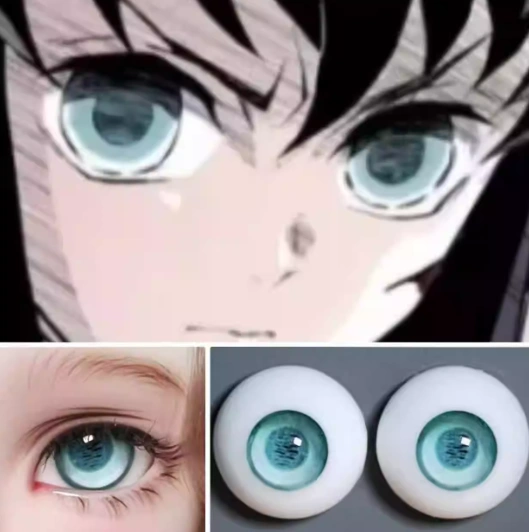 BJD Muichiro Tokito-Demon Slayer 8mm 10mm 12mm 14mm 16mm 18mm eyeballs for ball-jointed doll