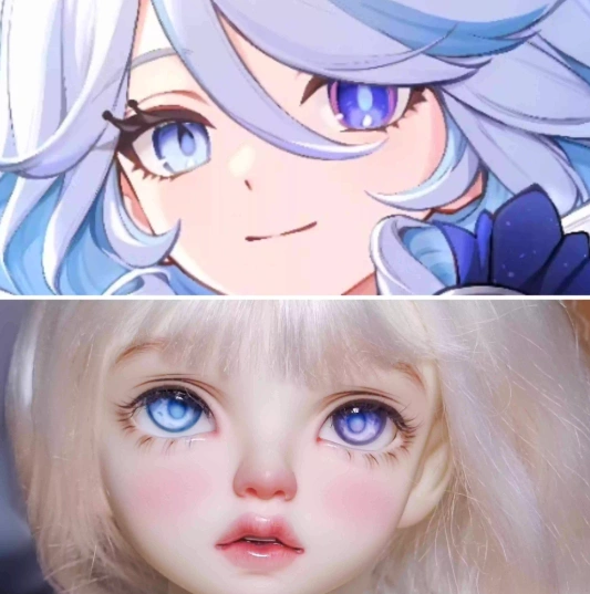 BJD Furina-Genshin Impact 8mm 10mm 12mm 14mm 16mm 18mm eyeballs for ball-jointed doll