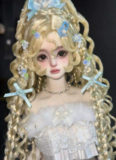 You Ni BJD Golden Wig Long Style Hair for 1/3 1/4 1/6 Ball-jointed Doll