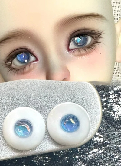 BJD Resin Eyes Blue Pink Green Orange Glitter 14mm 16mm Eyeballs for Ball-jointed Doll