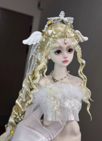 You Ni BJD Golden Wig Long Style Hair for 1/3 1/4 1/6 Ball-jointed Doll