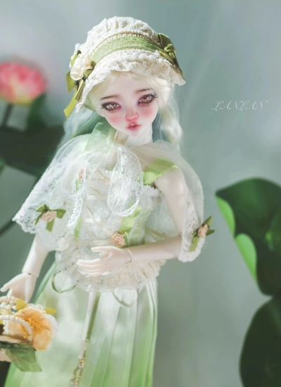 Cherrydesign BJD Clothes Lace Original Retro Hanfu Mamian Skirt Set for 1/4 Ball-jointed Doll