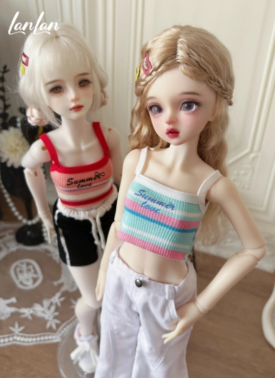 Cherrydesign BJD Clothes Summer Cropped Camisole Top for 1/4 Ball-jointed Doll