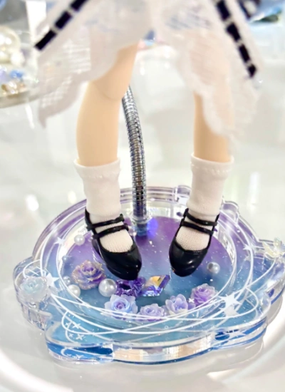 Mao Ciba BJD Stand Purple Stand for 1/12/1/8/YOSD Size Ball-jointed Doll