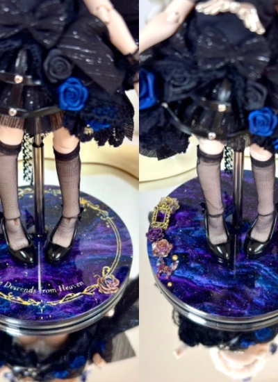 Mao Ciba BJD Stand Purple Stand for 1/12/1/8/YOSD Size Ball-jointed Doll