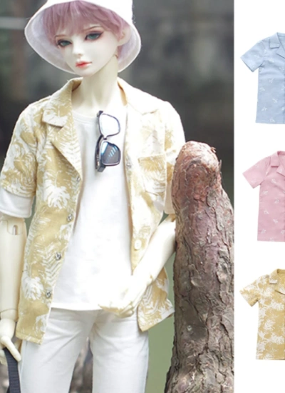 BJD Clothes Short Sleeve Shirt for MSD/SD17/normal 70cm Size Ball-jointed Doll