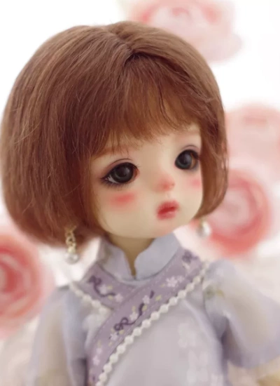 BJD Wig Dark Brown for SD/MSD/YOSD Size Ball-jointed Doll