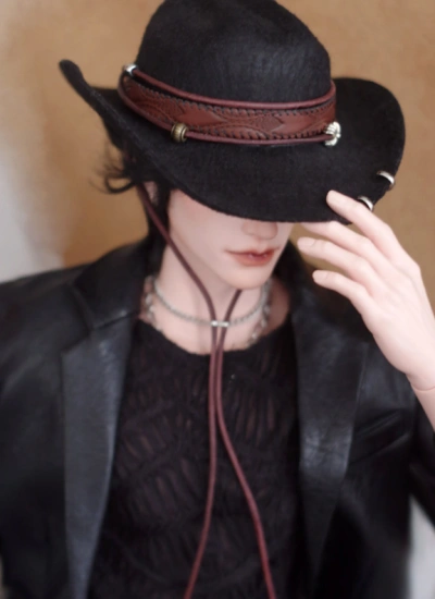 BJD Hat Black Brown for MSD/SD/70cm Ball-jointed doll