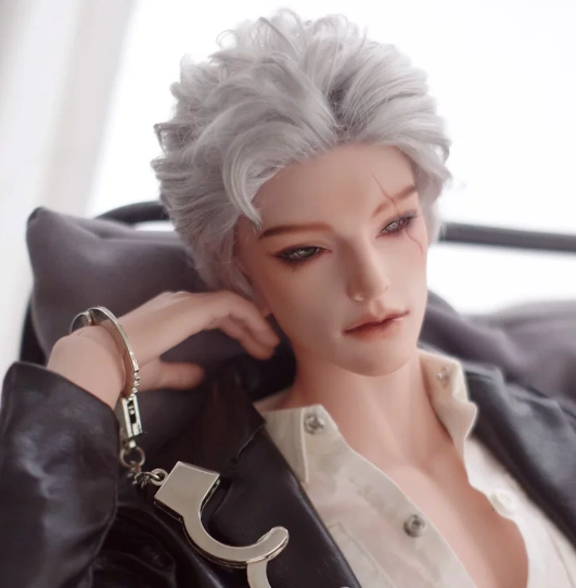 BJD Wig Gray for SD/MSD/YOSD Size Ball-jointed Doll