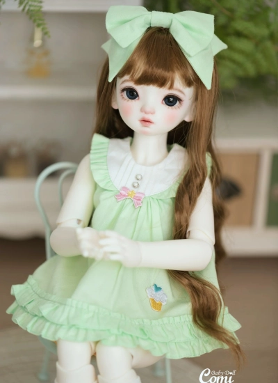 BJD Clothes Rainbow Kindergarten Multi-color Dress Set for MDD Size Ball-jointed Doll
