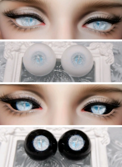 BJD Plaster Resin Vertical Pupil Eyes D04 14mm 16mm eyeballs for ball-jointed doll