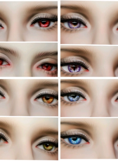 BJD Plaster UV Vertical Pupil Eyes TypeC 14mm 16mm 18mm eyeballs for ball-jointed doll