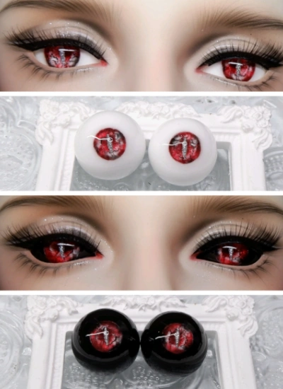 BJD Plaster Resin Vertical Pupil Eyes D03 14mm 16mm eyeballs for ball-jointed doll