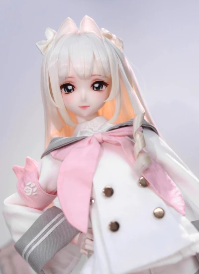 BJD Head [Milo X Dolleydoll] 16 17 Girl Head for 1/4 Ball-jointed Doll