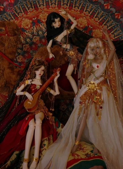 You Yuan Meng BJD Clothes [Exotic Dancing Girl] Dress Set for 1/4 58cm 62cm 69cm Size Ball-jointed Doll