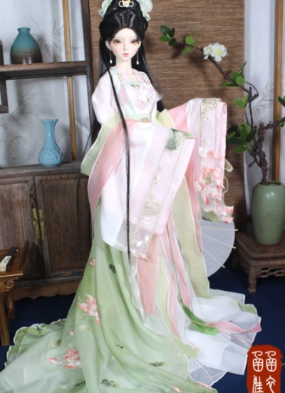 BJD Clothes Female Ancient Suit (Ning Lu) for MSD/Large SD girl Size Ball-jointed Doll